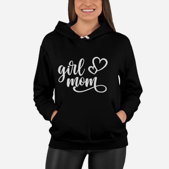 Girl Mom Mom Of Girls Women Hoodie - Seseable