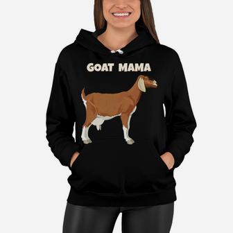Goat Mama Standing Anglonubian Goat Women Hoodie - Seseable