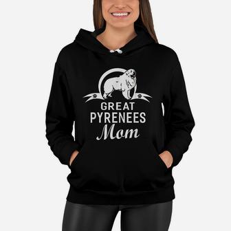 Great Pyrenees Dog Mom Dogs Owner Women Hoodie - Seseable