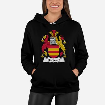 Harcourt Family Crest / Coat Of Arms British Family Crests Women Hoodie - Seseable