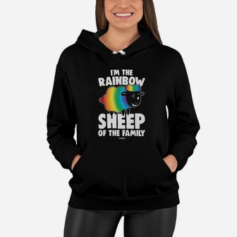 I Am The Rainbow Sheep Of The Family Women Hoodie - Seseable