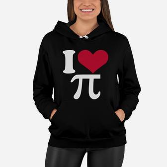 I Love Pi Vintage Retro Infinity Math Pi Day Heart T-shirt Women Hoodie | Seseable UK