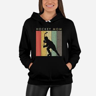 Ice Hockey Mom Retro Vintage Thoughtful Gifts For Mom Women Hoodie - Seseable