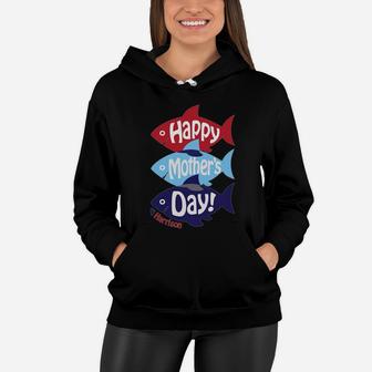 Kids Mothers Day Kids Happy Mothers Day Baseball Mothers Day Gift From Son Toddler Boy Mothers Day Mom Gift From Son Women Hoodie - Seseable