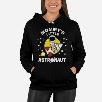 Kids Space Boys Girls Mommys Little Astronaut Science Women Hoodie - Seseable