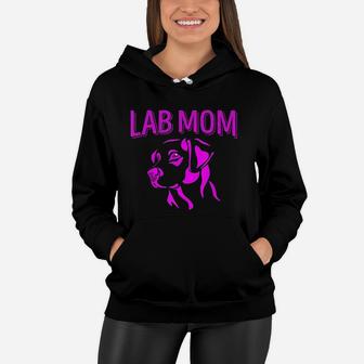 Lab Mom Labrador Retriever Gift Idea Labrador Women Hoodie - Seseable