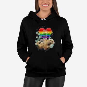 Lgbt Pride Mama Bear Free Mom Hugs Rainbow Mothers Day Women Hoodie - Seseable