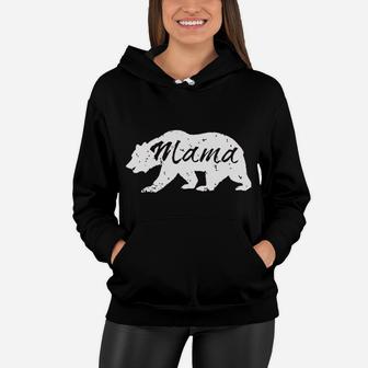 Mama Bear Distressed Mother Day Best Gifs For Mom Women Hoodie - Seseable