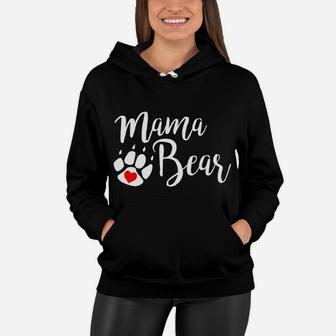 Mama Bear For Moms Expectant Mothers Mothers Day Women Hoodie - Seseable
