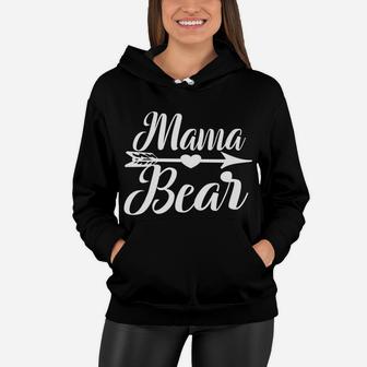Mama Bear Mother Womens Novelty Gift For Moms Women Hoodie - Seseable