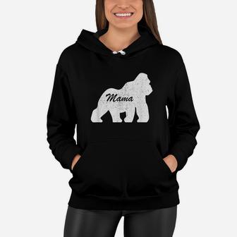 Mama Gorilla Animal Women Hoodie - Seseable