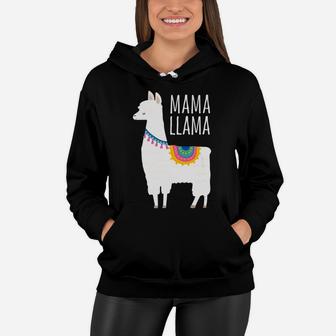 Mama Llama Gifts For Mom birthday Women Hoodie - Seseable