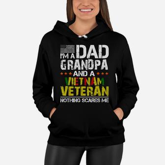 Mens Dad Grandpa Vietnam Veteran Vintage Mens Fathers Day Gifts T-shirt Women Hoodie - Seseable