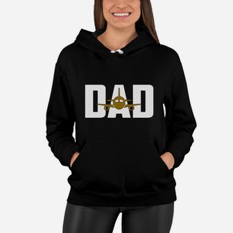 Mens Pilot Dad Airplane Couple Family Father Matching T Shir Women Hoodie - Seseable
