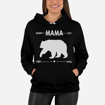 Mom Bear Mama Mothers Day Gift For Mom Women Hoodie - Seseable