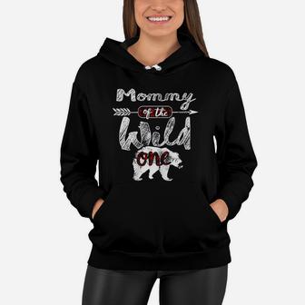 Mommy Of The Wild One Bear Family Matching Women Hoodie - Seseable