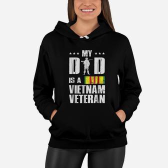 My Dad Is A Vietnam Veteran Women Hoodie - Seseable