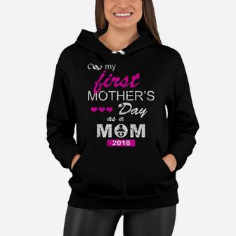 My First Mothers Day 2022 Gift For New Moms Women Hoodie - Seseable