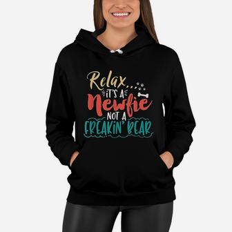 Newfie Mom Newfoundland Dog Great Relax Bear Perfect Women Hoodie - Seseable