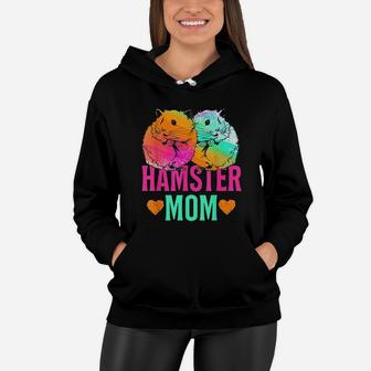 Pet Lover Mothers Day Mom Hamster Women Hoodie - Seseable