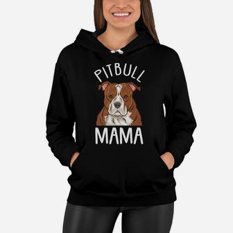 Pitbull Mom Pitbull Mama Women Hoodie - Seseable