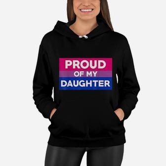 Pride Proud Of My Daughter Mom And Dad Women Hoodie - Seseable