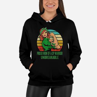 Proud Mom Of A Cerebral Palsy Warrior Women Hoodie - Seseable