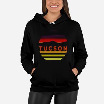 Retro Vintage Tucson Arizona Az Sunset Tee Shirt Women Hoodie - Seseable