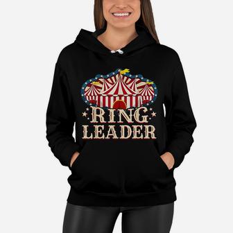Ring Leader Vintage Circus Themed Birthday Party Women Hoodie - Seseable