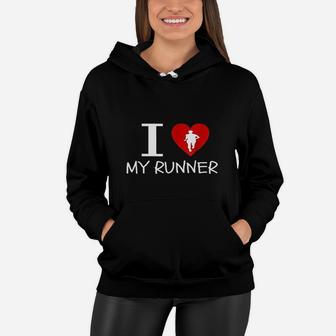 Running Run Runner Track Marathon Funny Cheer Mom Women Hoodie - Seseable