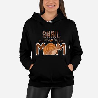 Snail Mom Mothers Day Slugs Gift Snail Women Hoodie - Seseable