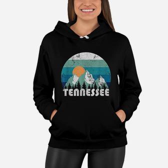 Tennessee State Retro Vintage Design Women Hoodie - Seseable