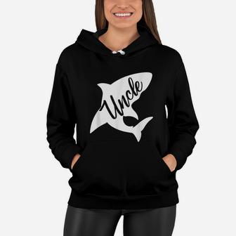 Uncle Shark Matching Family Shark Women Hoodie - Seseable