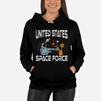 United States Space Force Vintage Funny Science Gift Women Hoodie - Seseable