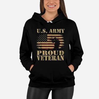 Us Army Proud Veteran Women Hoodie - Seseable