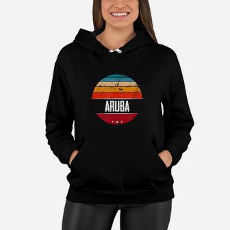 Vintage Aruba Aruba Souvenir Women Hoodie - Seseable