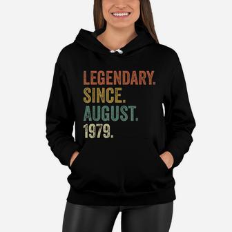 Vintage August 1979 42ndears Old Birthday Women Hoodie - Seseable