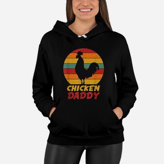 Vintage Chicken Daddy Farmer Country Farm Men Boys Women Hoodie - Seseable