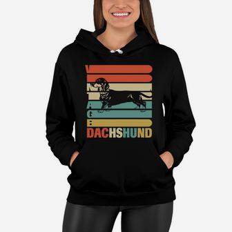 Vintage Dachshund Dog Shirts For Who Love Dachshund Women Hoodie - Seseable
