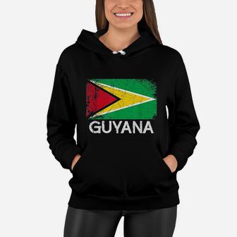 Vintage Made In Guyana Gift Women Hoodie - Seseable