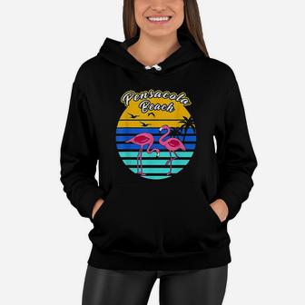 Vintage Pensacola Beach Family Vacation Women Hoodie - Seseable