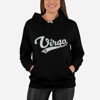 Virgo September Birthday Astrology Vintage Baseball Women Hoodie | Seseable CA