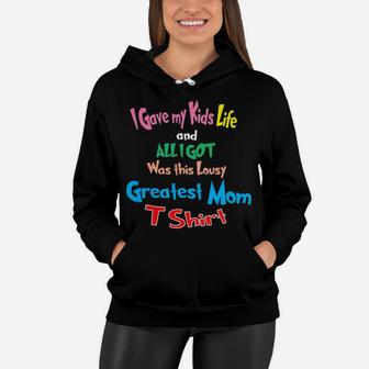 Womens Best Ever Mom Super Mum Gift Women Hoodie - Seseable