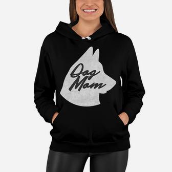 Womens Dog Mom Funny Womens Casual Letter Print Dogs Women Hoodie - Seseable