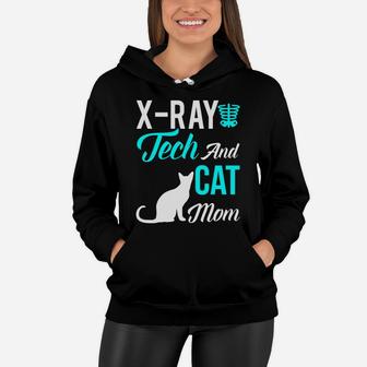 Xray Tech Xray Tech And Cat Mom Women Hoodie - Seseable