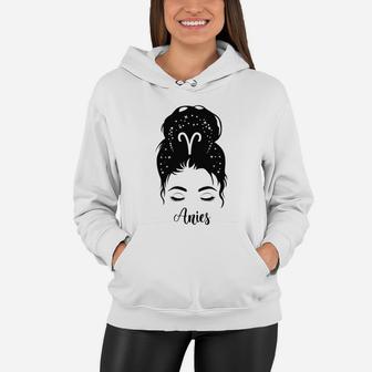 Aries Girl Best Gift For Aries Girl Zodiac Gifts Women Hoodie - Seseable