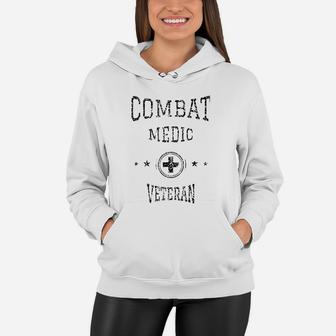 Army Combat Medic Veteran Women Hoodie - Seseable