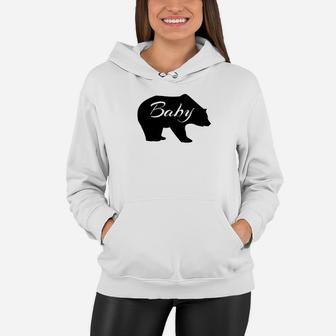 Baby Bear Premium Mommy Daddy And Me Shirt Women Hoodie - Seseable