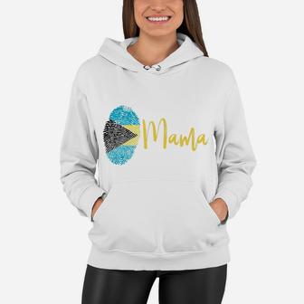 Bahamian Mama Gift For Mom From The Bahamas Women Hoodie - Seseable