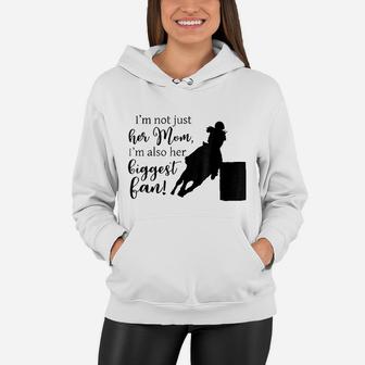 Barrel Racing Mom Cowgirl Horse Riding Racer Women Hoodie - Seseable